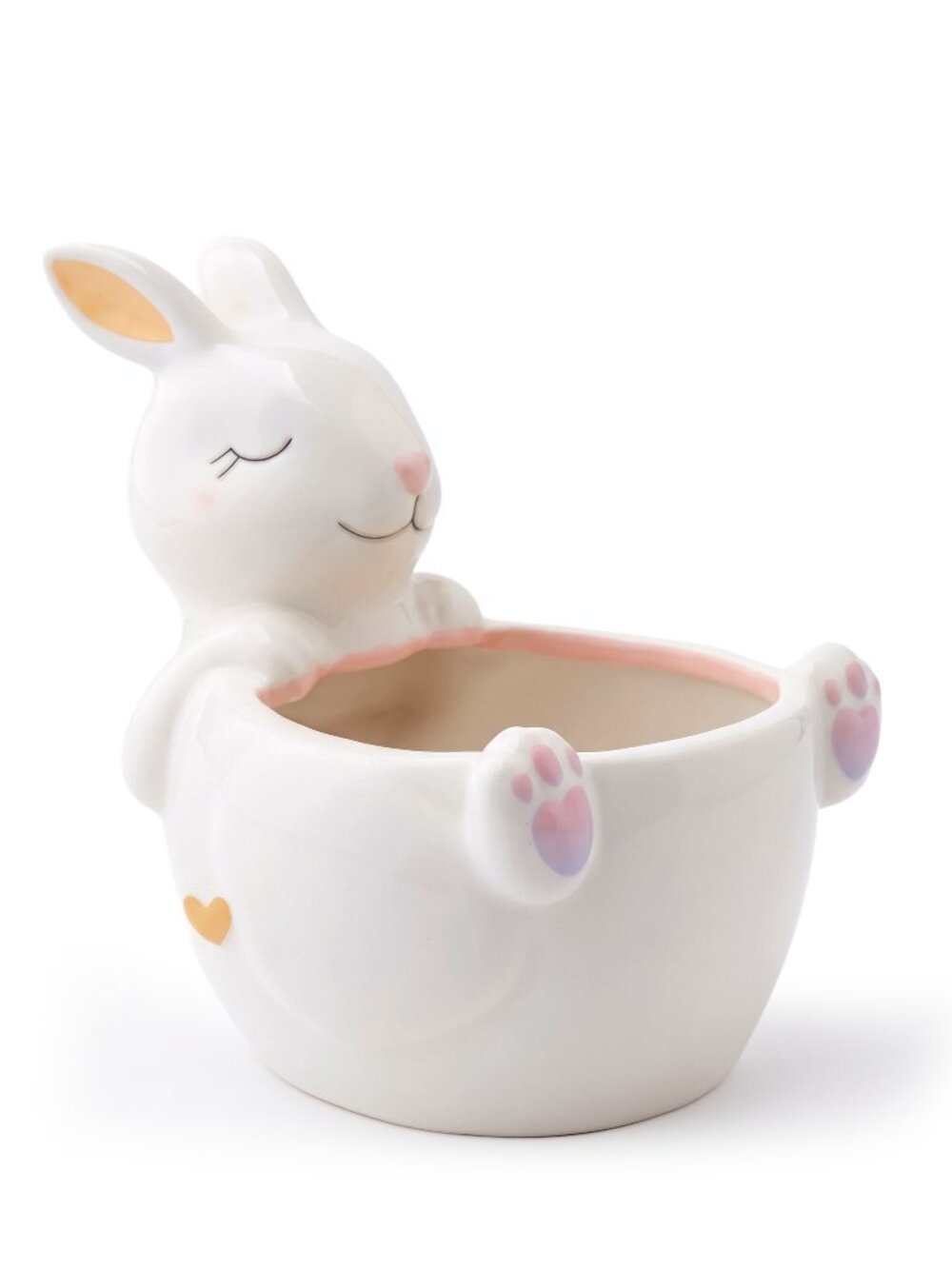 White Easter Bunny Tummy Jar - Charmed Aroma 2021
